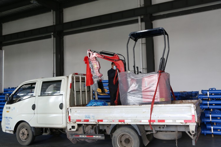 Petite excavatrice du Groupe charbon de la Chine expédiée à Jiangsu