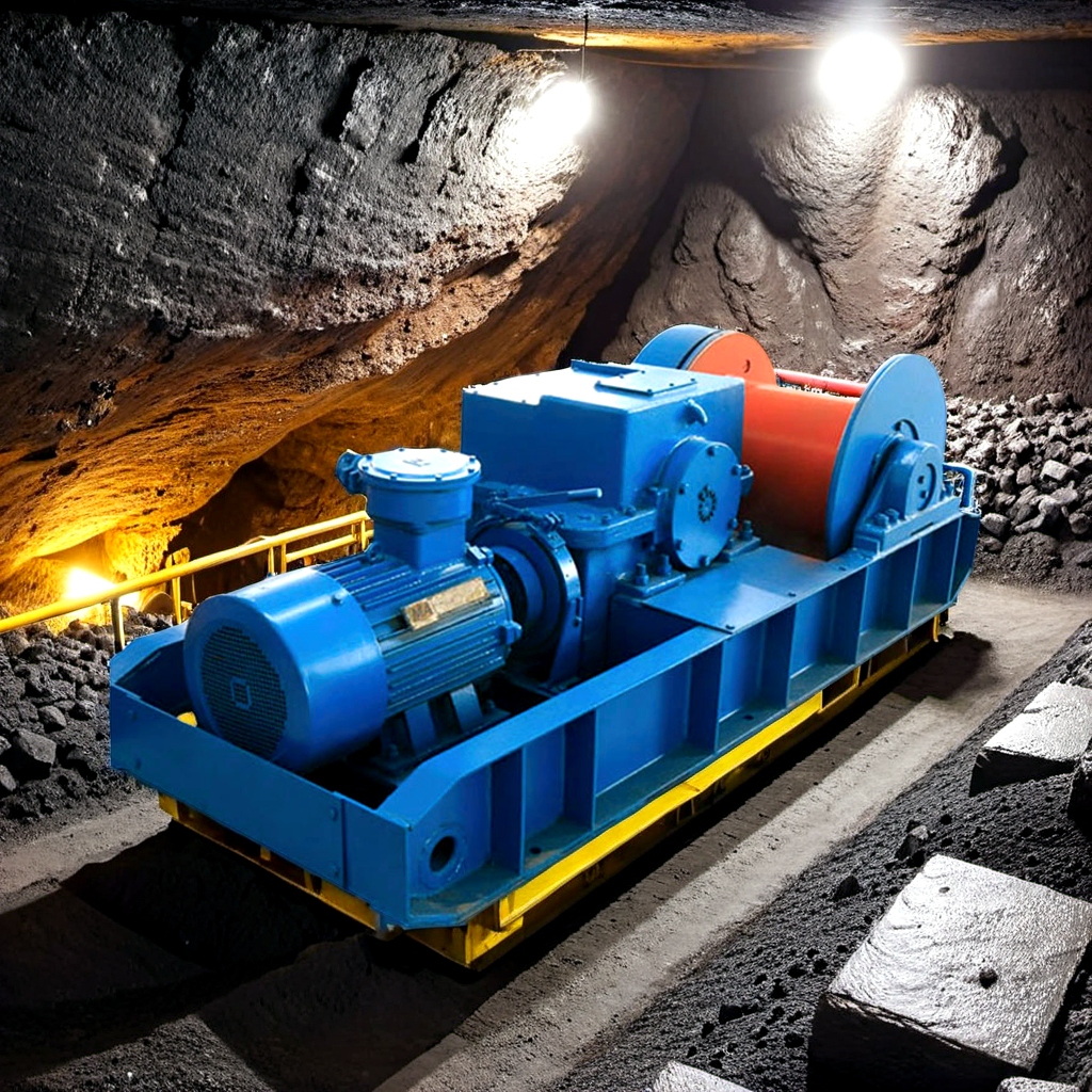 JSDB Explosion Proof Mining Two Speed Winch